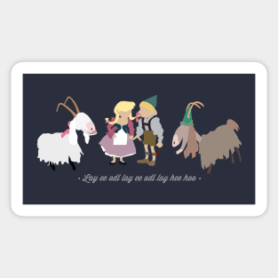 Lonely Goatherd Sticker